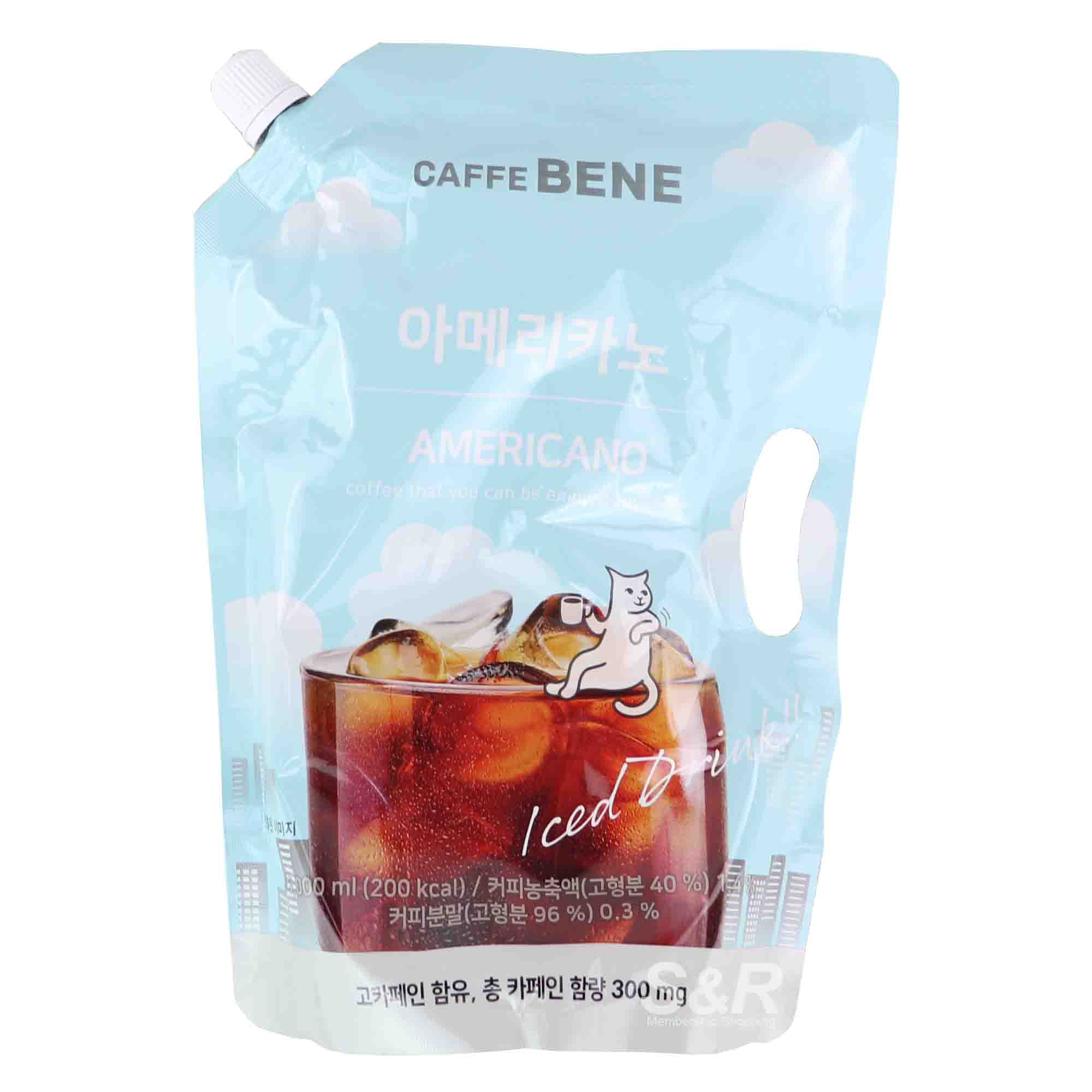 Caffe Bene Americano Iced Drink 1L